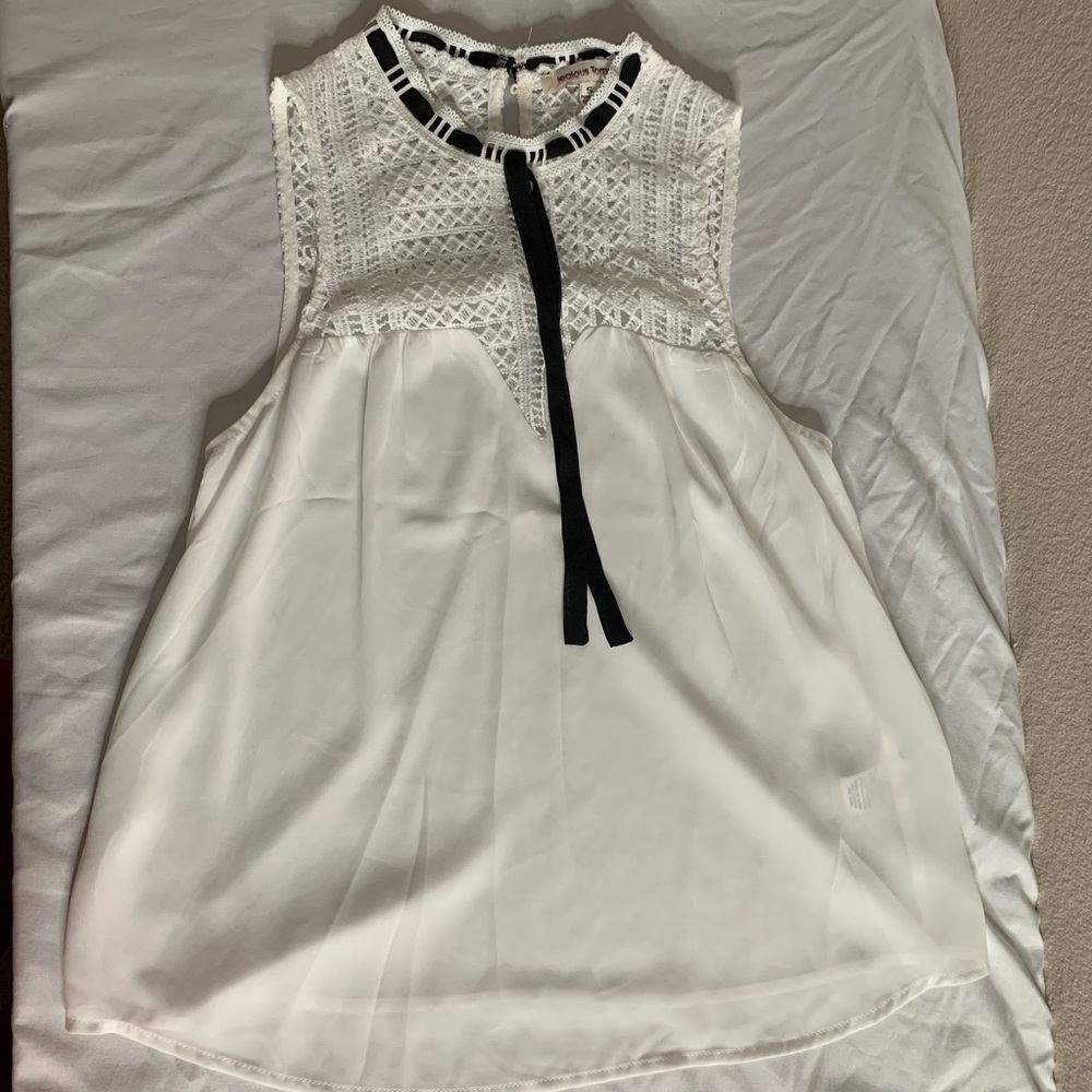 Jealous Tomato Size S Blouse Sleeveless Sheer
